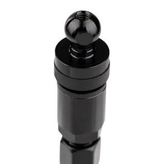 4x Tire Pressure Sensors TPMS Sensors Metal Valve Black for Xpeng X9 2024-2025