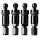 4x Tire Pressure Sensors TPMS Sensors Metal Valve Black for Opel/Vauxhall Insignia 2014-2017