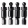 4x Sensores de Presión de Neumáticos TPMS Válvula Metálica Negra ▶ Mitsubishi Triton 2021-2022 ✓ Sensor Presión Neumáticos Set