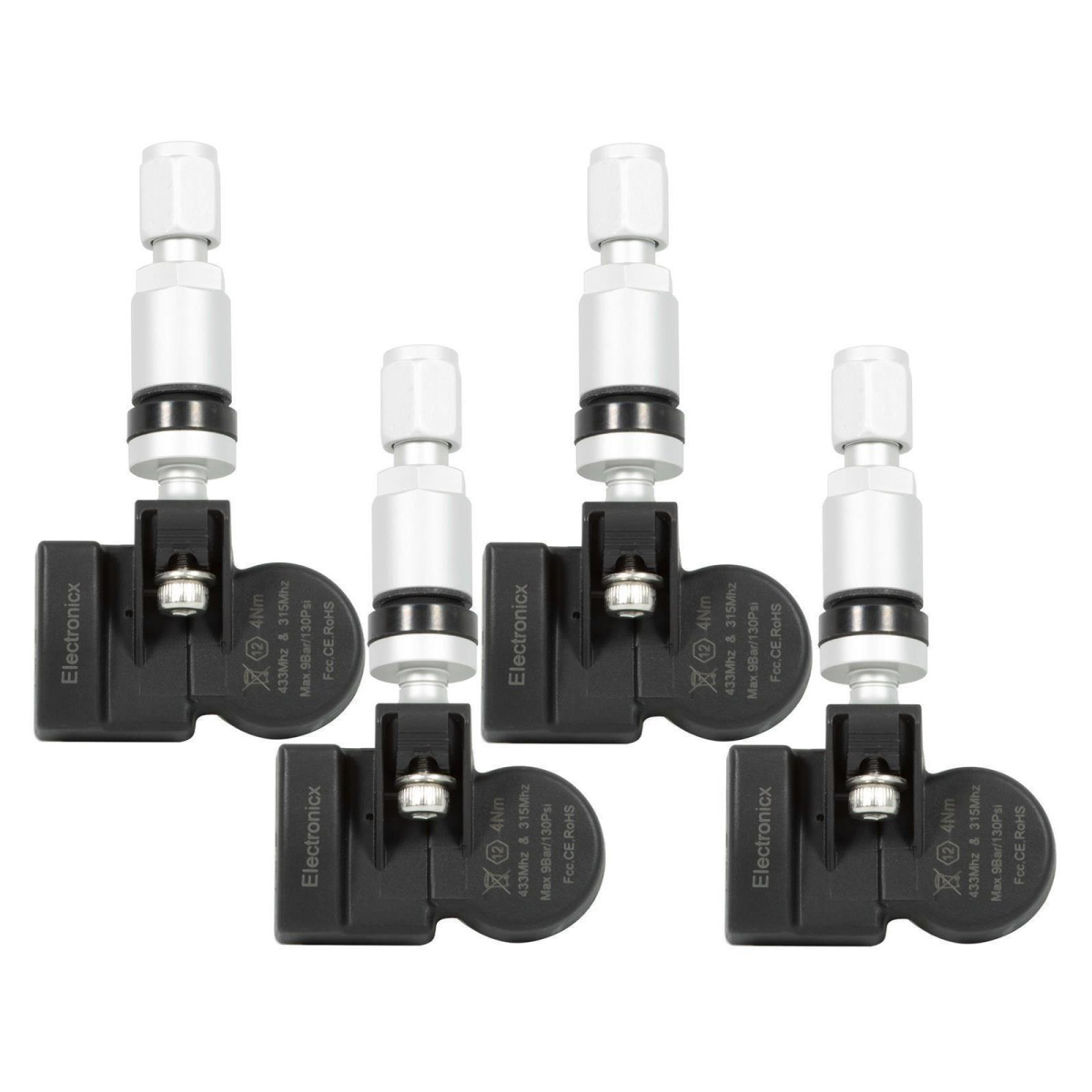 4x 315MHZ TPMS tire pressure sensors metal valve for Ford Edge F150 Lincoln