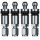 4x Tire Pressure Sensors TPMS Sensors Metal Valve Gunmetal for Porsche Panamera 2013-2016