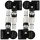 4x Tire Pressure Sensors TPMS Sensors Metal Valve Silver for Chevrolet Orlando 2016-2016