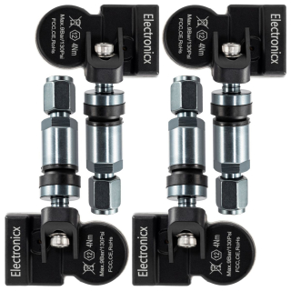 4x 315MHZ TPMS Reifendrucksensoren Metall Gunmetal...