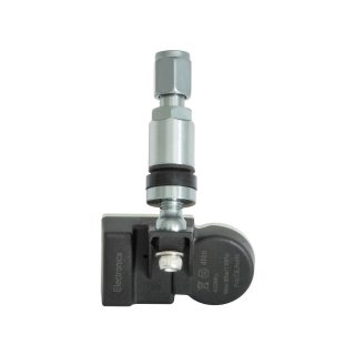 4x TPMS tire pressure sensors Metal valve Darkgrey for Baojun 610 2015-2016 OE 23864184