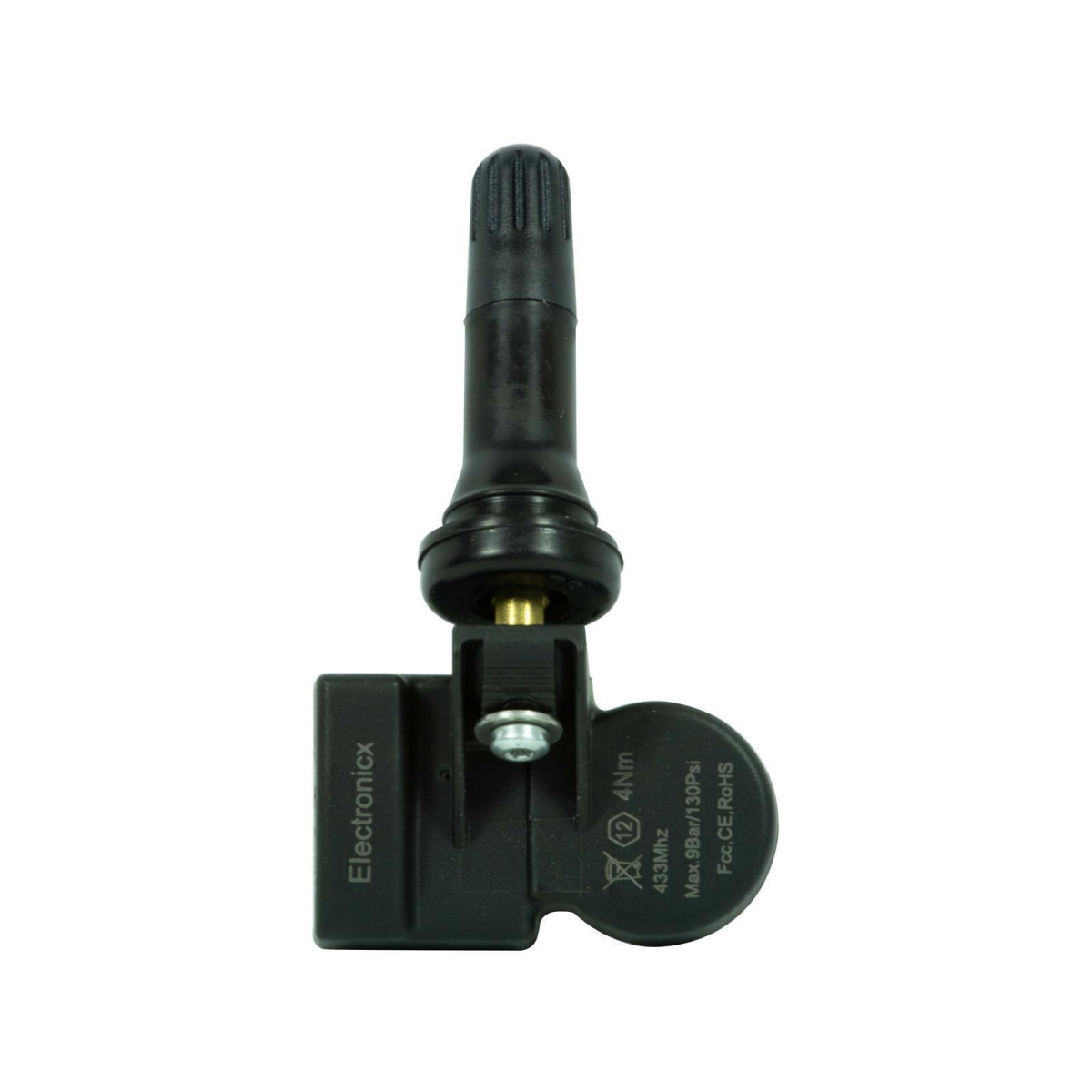 1x snímač tlaku v pneumatikách TPMS s gumovým ventilem, volně programovatelný