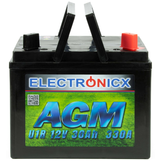 Electronicx U1R AGM 30AH 330A Batterie Rasentraktor...