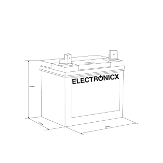 Electronicx U1R AGM 30AH 330A Batterie Rasentraktor Aufsitzrasenmäher