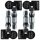 4x Tire Pressure Sensors TPMS Sensors Metal Valve Gunmetal for Maserati Ghibli 2023-2023