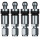 4x Tire Pressure Sensors TPMS Sensors Metal Valve Gunmetal for SWM X2 2020-2022