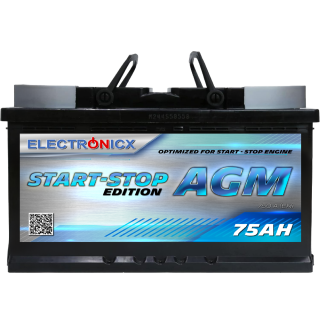 Electronicx agm car battery starter battery start stop...