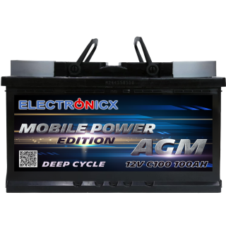 Electronicx Mobile Edition Batterie AGM 100 AH 12V...