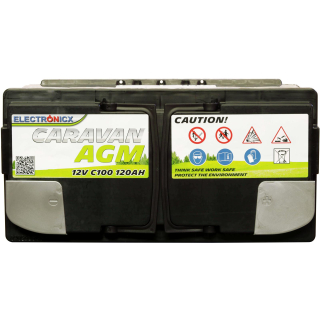 Electronicx Caravan Edition battery agm 120 ah 12v...