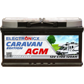 Electronicx Caravan Edition v2 battery agm 120 ah 12v...