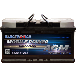 Electronicx mobile edition battery agm 120 ah 12v supply...