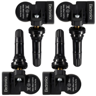 4x Tire Pressure Sensors TPMS Sensors Rubber Valve for...