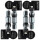 4x Tire Pressure Sensors TPMS Sensors Metal Valve Gunmetal for Forthing SX6 2020-2024