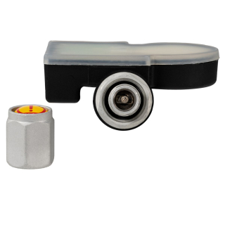 1x Reifendrucksensor RDKS Sensor Metallventil Silber für Lancia Voyager 2015-2017