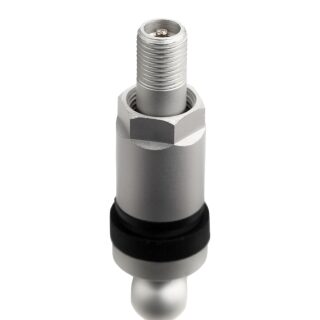 1x Tire Pressure Sensor TPMS Sensor Metal Valve Silver for Geely Binray Cool 2022-2023
