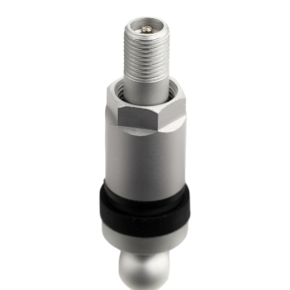 1x Tire Pressure Sensor TPMS Sensor Metal Valve Silver for Nissan Leaf 2014-2017