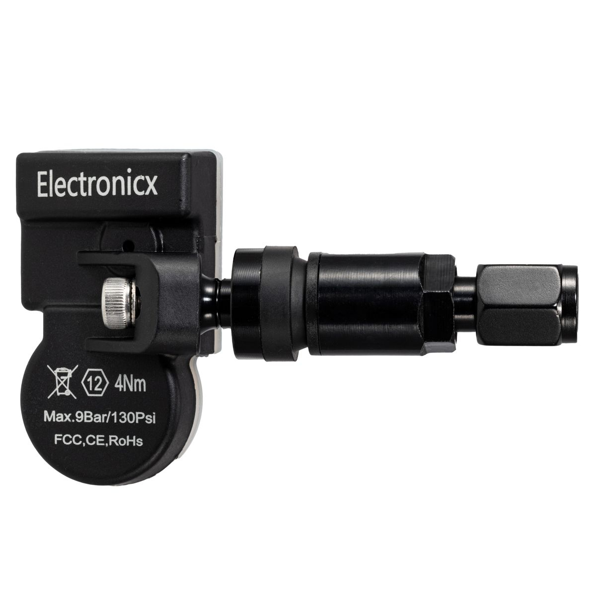 1x Reifendrucksensor RDKS Sensor Metallventil Schwarz für Borgward BX7 2018-2022