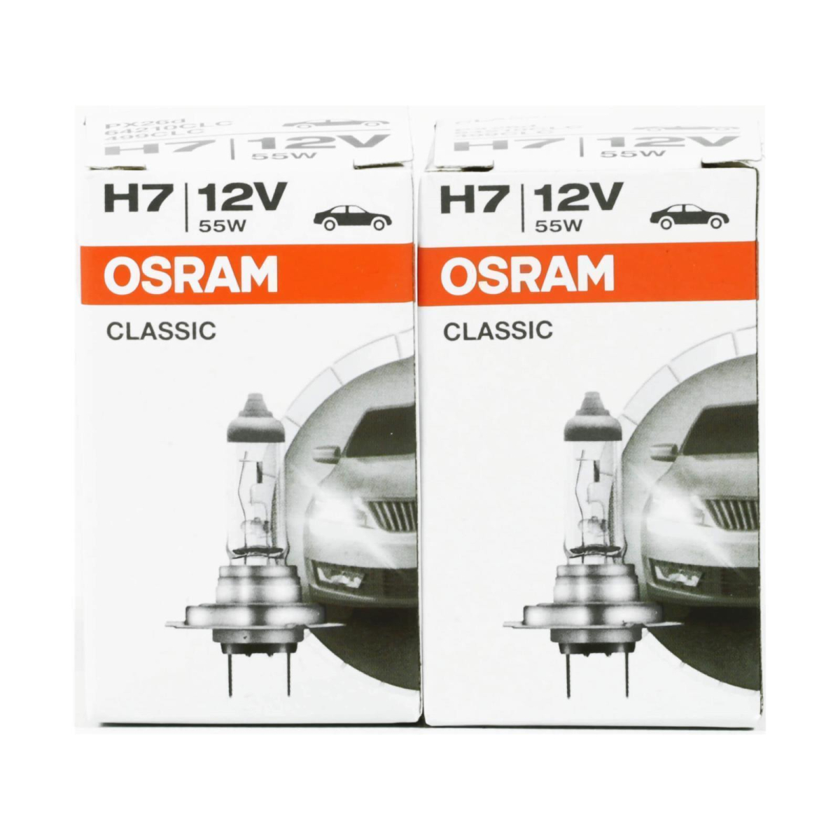 2x Osram H7 Classic 64210 CLC Lampe 12V 55W 64210CLC Autolampe Glühlampe Birn AE