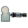 1x Reifendrucksensor RDKS Sensor Metallventil Gunmetal für Forthing F600 2016-2019