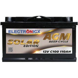 Solar battery 12v 110ah Electronicx Solar Edition agm...