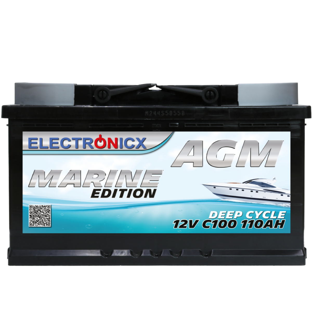 agm battery 110ah Electronicx marine edition boat ship supply battery 12v battery deep boat battery car battery solar battery solar batteries..