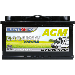 Electronicx Caravan edition battery agm 110 ah 12v...