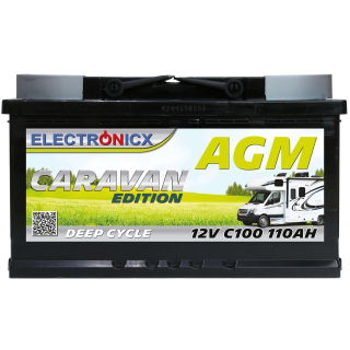 Electronicx Caravan edition battery agm 110 ah 12v...