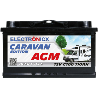 Electronicx Caravan Edition V2 Batterie AGM 110 AH 12V...