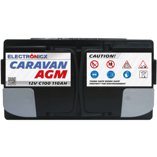 Electronicx Caravan Edition V2 Batterie AGM 110 AH 12V...