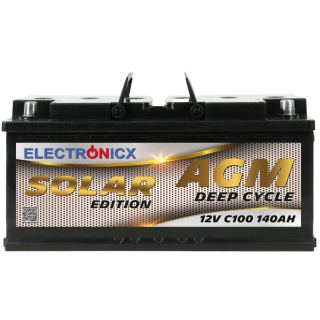 Solar battery 12v 140ah Electronicx solar edition agm...