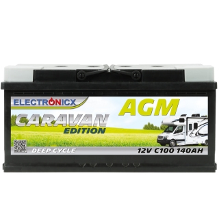 Electronicx Caravan Edition Batterie AGM 140 AH 12V...