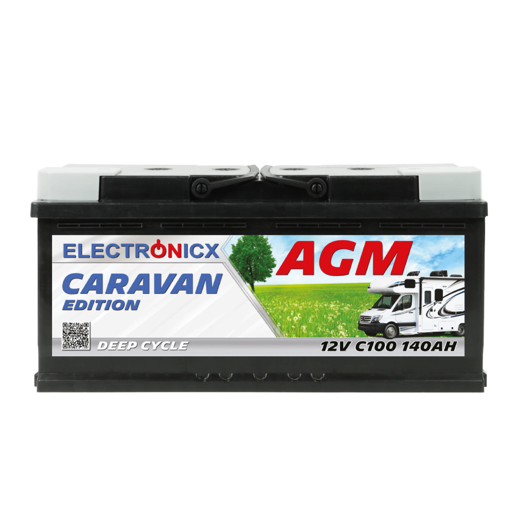 AGM-Batterie Caravan Edition 100Ah Versorgungsbatterie, 124,99 €