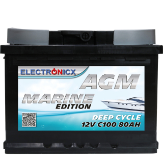 LANGZEIT AGM Batterie 95Ah 12V 900A/EN Start-Stop Autobatterie