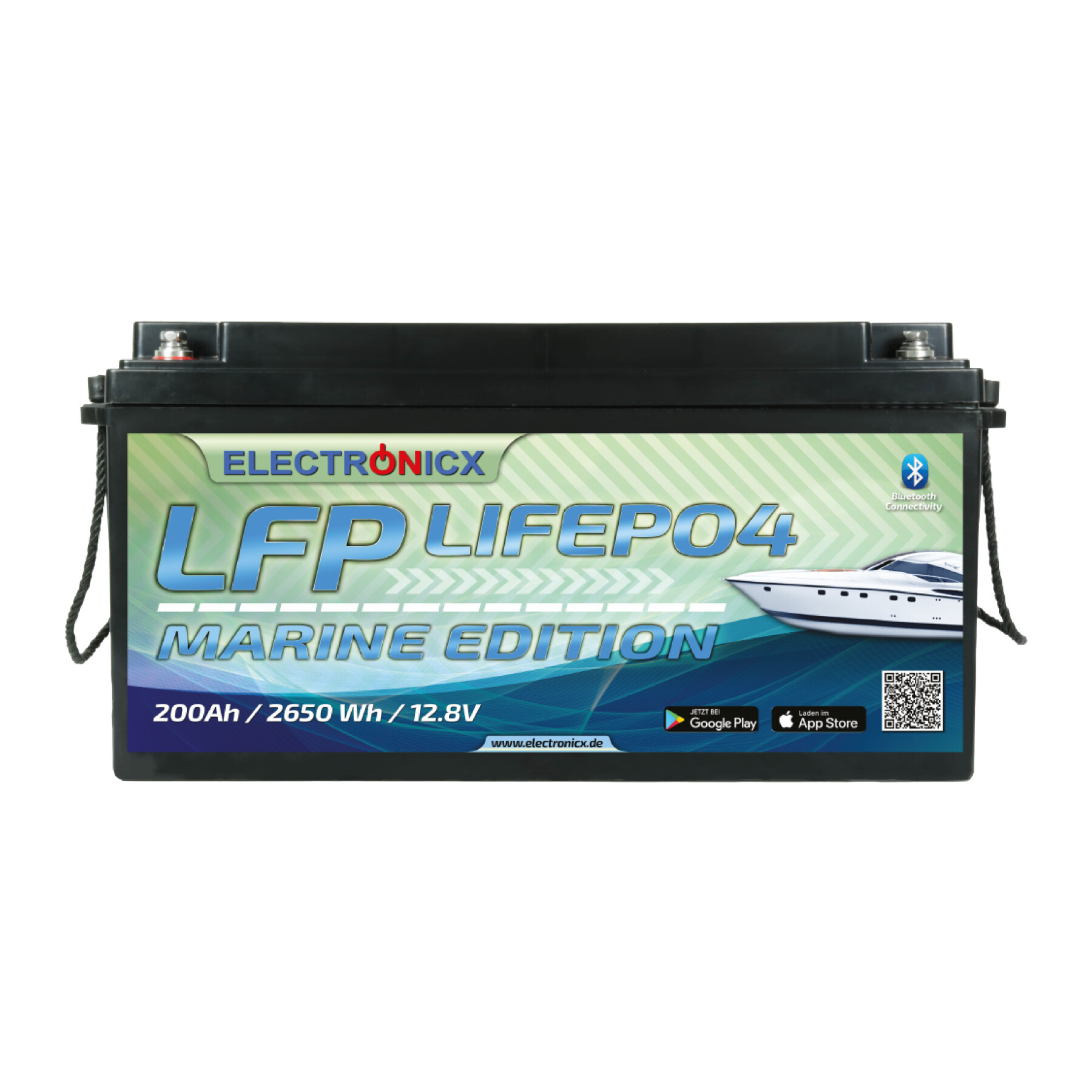 LFP LiFePO4 200Ah Versorgungsbatterie 12 V mit Bluetooth, 699,00 €