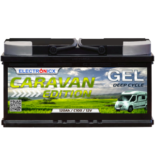 Electronicx Caravan Edition Gel Batterie 120 AH 12V Wohnmobil Boot Versorgung