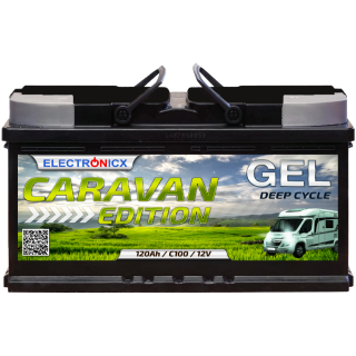Electronicx Caravan Edition Gel Batterie 120 AH 12V...