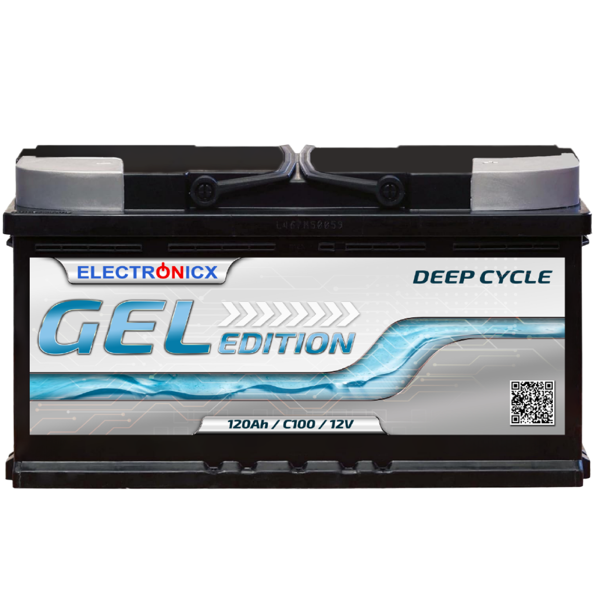 Electronicx GEL Accu 120Ah 12V ▶ Camper Boot ✓ Verbruik Zonne | Editie