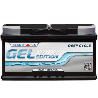 Electronicx Edition Gel Batterie 120 AH 12V Wohnmobil...