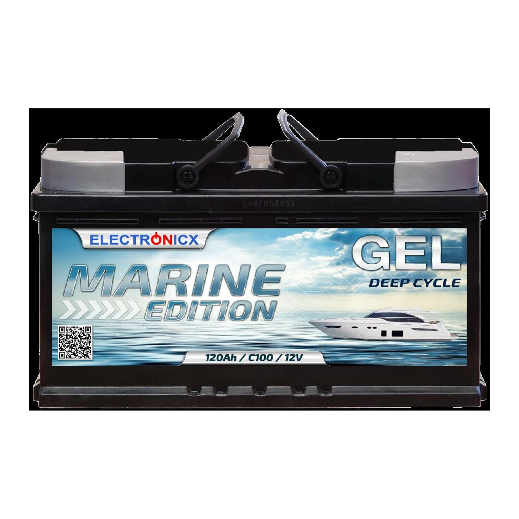 Electronicx Marine Edition Gel Batterie 120 AH 12V Boot, 169,99 €