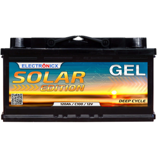 Electronicx Solar Edition Gel Batterie 120 AH 12V Solar Versorgung Solarbatterie