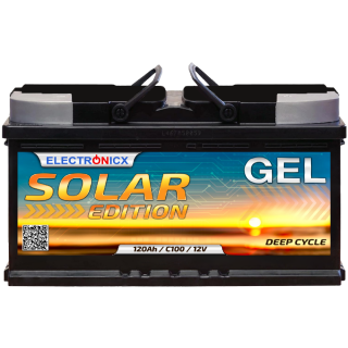 Electronicx Solar Edition Gel Batterie 120 AH 12V Solar...
