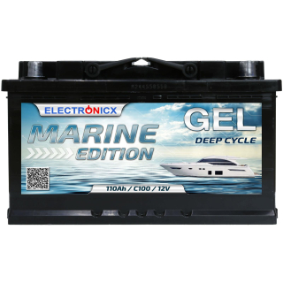 gel battery 110ah Electronicx Marine Edition boat ship...