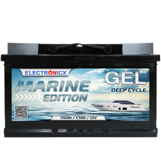 GEL Batterie 110AH Electronicx Marine Edition Boot Schiff...