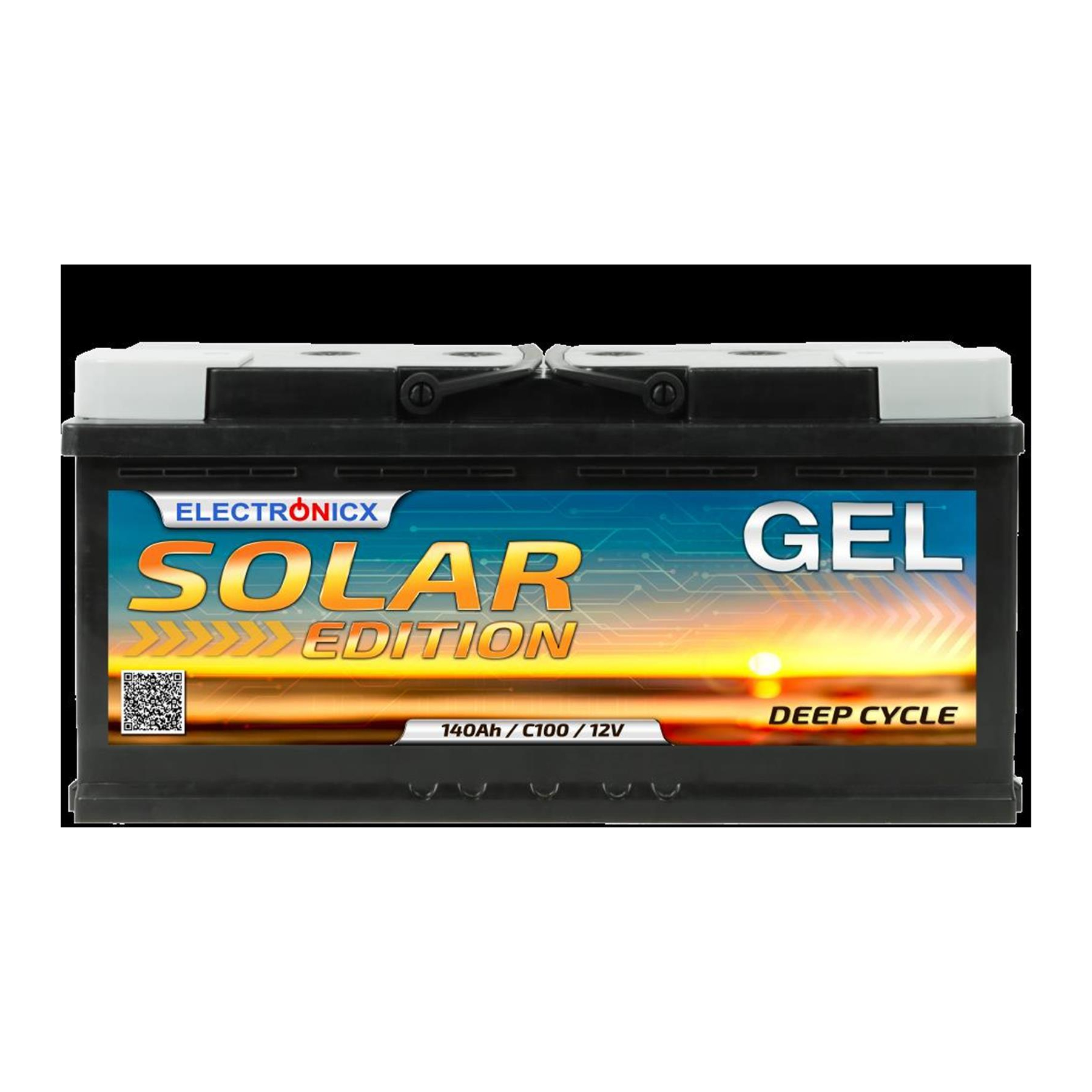 Solarbatterie 12V 140 AH Electronicx Solar Edition GEL, 189,99 €
