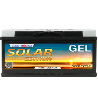 Solar battery 12v 140ah Electronicx Solar Edition gel...