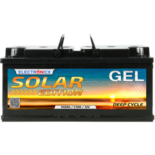 Solar battery 12v 140ah Electronicx Solar Edition gel...