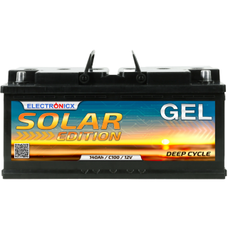 Solarbatterie 12V 140AH Electronicx Solar Edition GEL...